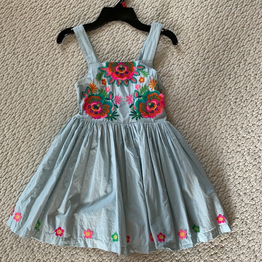 Mini Boden blue tank dress